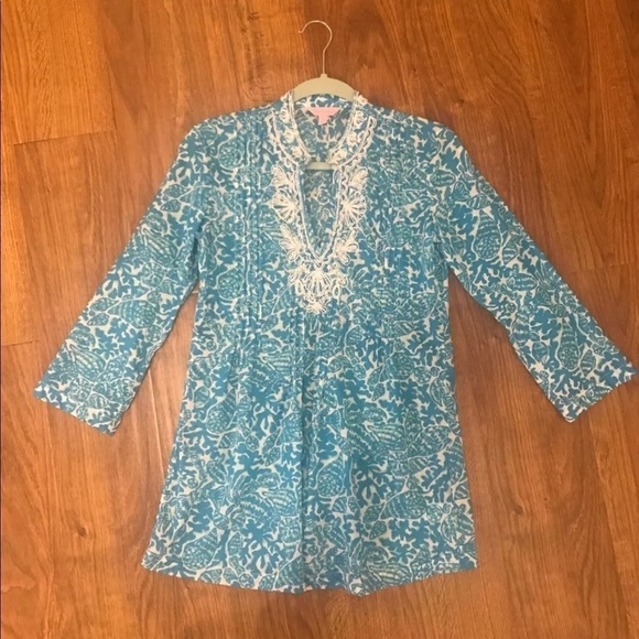 Lilly Pulitzer Sarasota Beaded Tunic - Picture 1 of 5